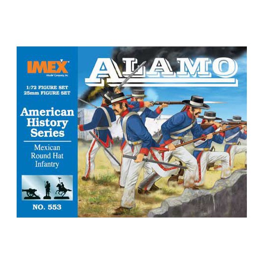 Mexican figurine round hat artillery1/72 | Scientific-MHD