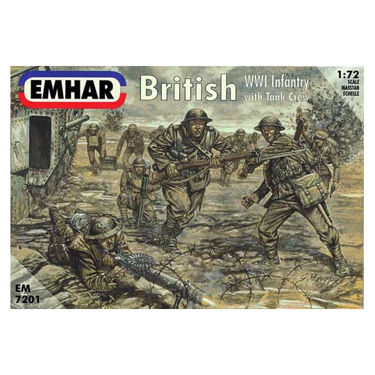 British infantry figurine and equipping1/72 | Scientific-MHD