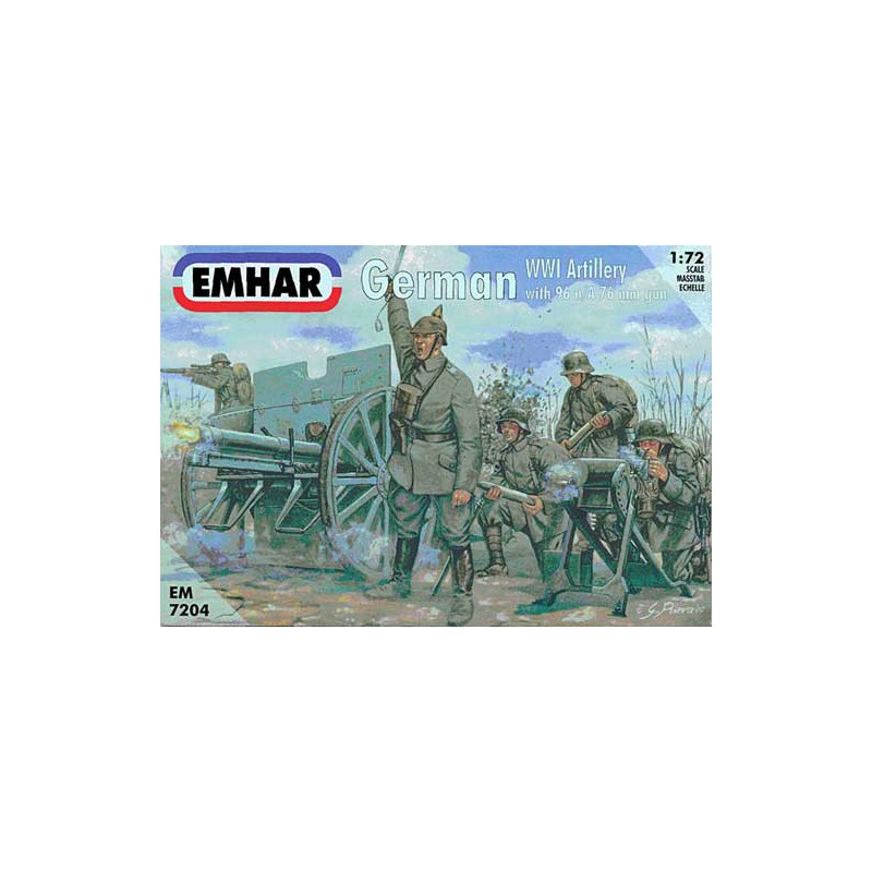 German artillery figurine and Equipment1/72 | Scientific-MHD