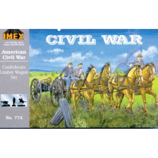 US figurine Confederate Limber Wagon1/32 US figurine Confederate Limber Wagon1/32 | Scientific-MHD