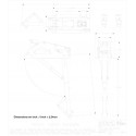 Embedded accessory train fittings Bi -Jambes rotary - 1/5 | Scientific-MHD