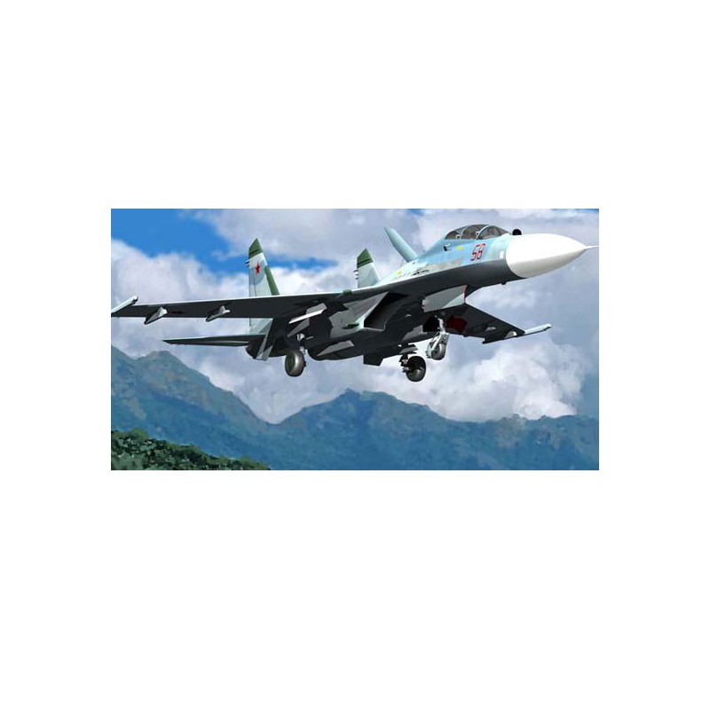 SU-27UB Flanker-C plastic plane model | Scientific-MHD