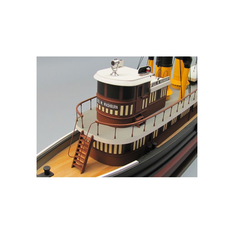 Electric Boat Radiochered Tug The George W Washburn | Scientific-MHD