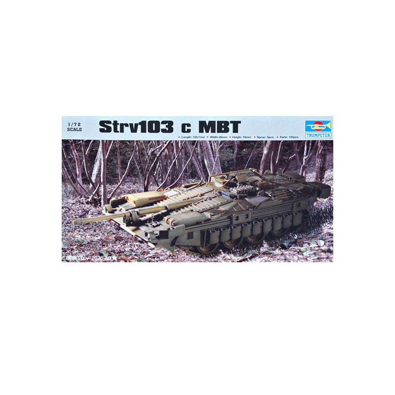 Sweden Strv.103c tank plastic plastic model | Scientific-MHD