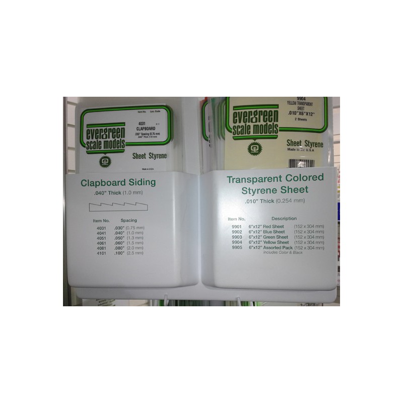 Assort material displays. Compl. Transparent plates | Scientific-MHD