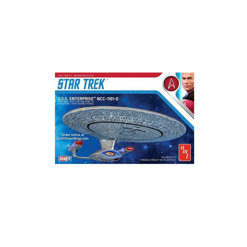 Plastic science fiction model USS Enterprise Snap Kit 1/2500 | Scientific-MHD