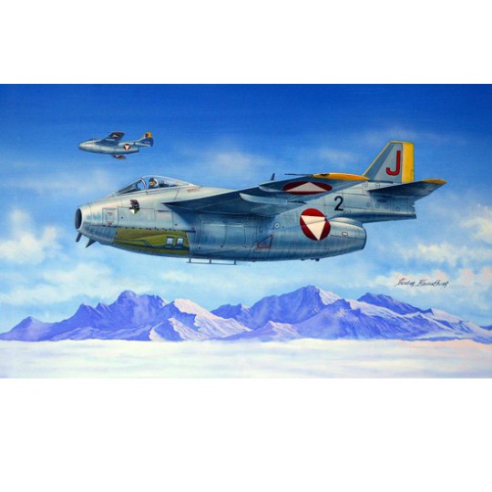 Plastic plane model J29F Flying Barl 1/48 Plastic plane model J29F Flying Barl 1/48 | Scientific-MHD
