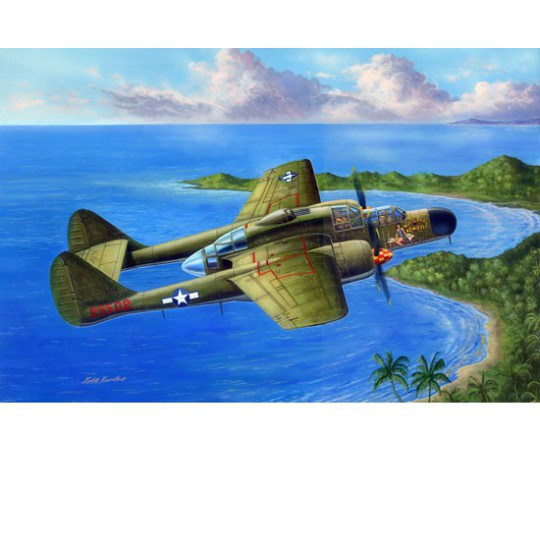 US P-61A plastic plane model Widow 1/48 US P-61A plastic plane model Widow 1/48 | Scientific-MHD