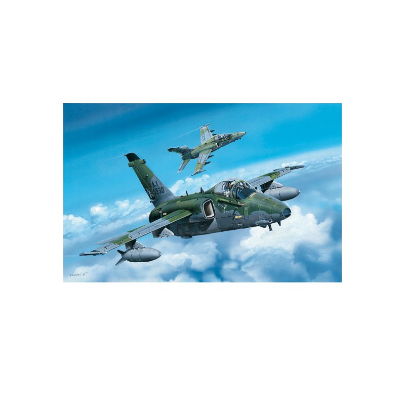 A-1A plastic plane model Ground Attack Aircraft 1/48 | Scientific-MHD