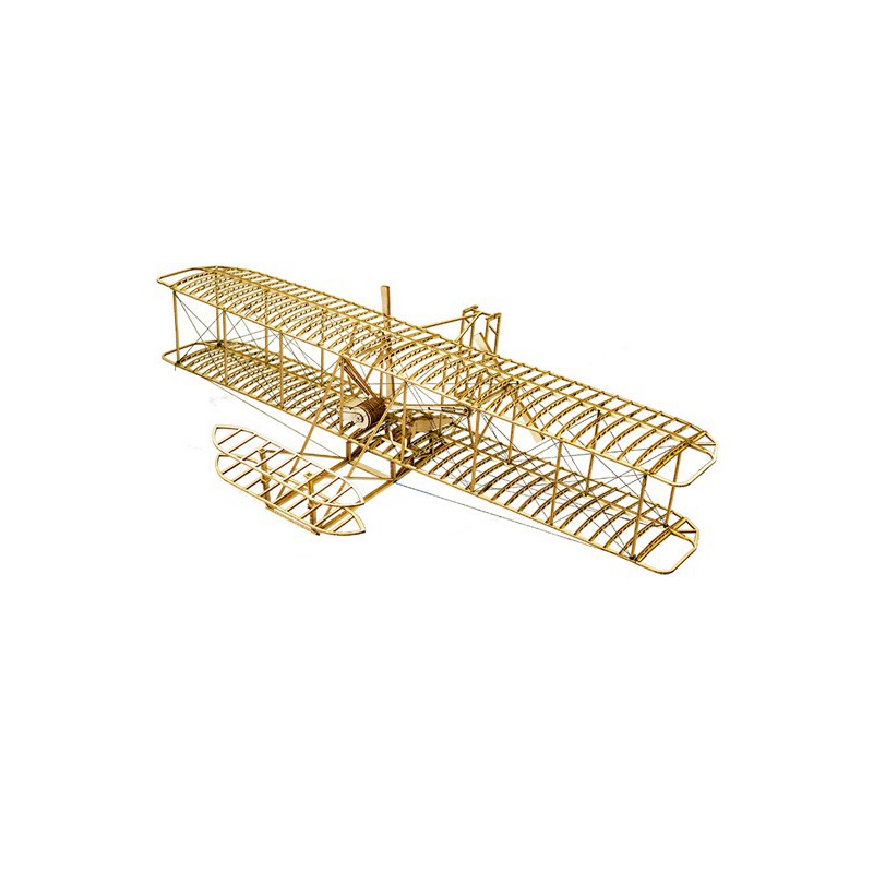 Wooden airplane model Wright Flyer 500mm Kit | Scientific-MHD