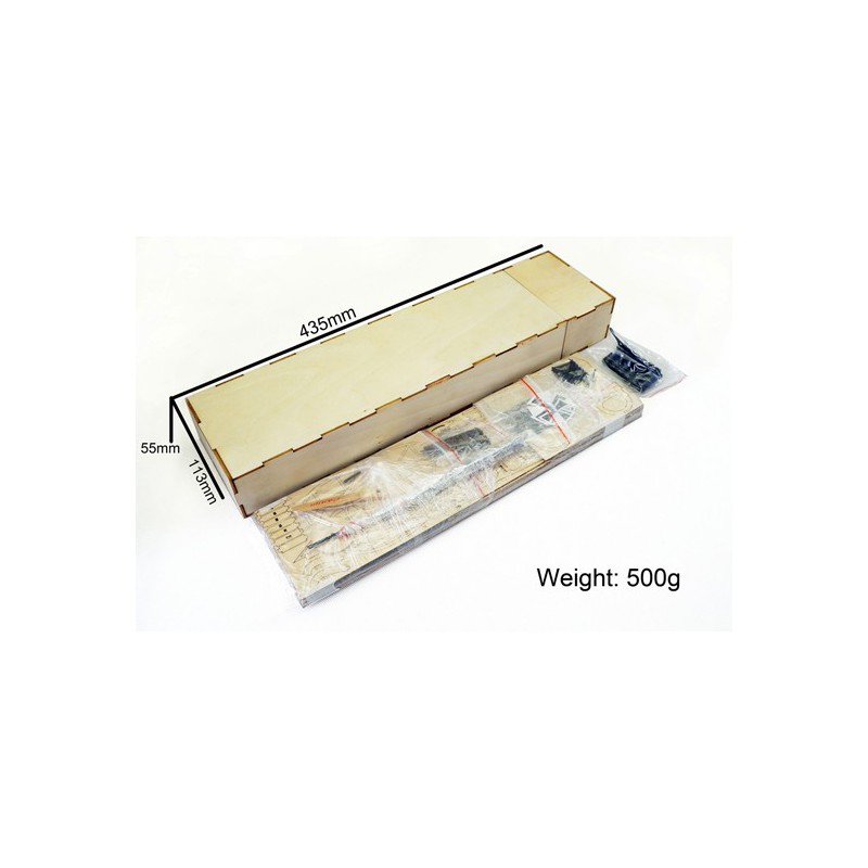 Wooden airplane model Albatros 500mm Kit | Scientific-MHD