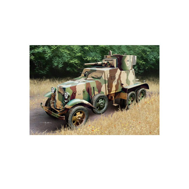SOVIET BA-6 PLASTIC CHARCHET BA-6 Amor Car 1/35 | Scientific-MHD