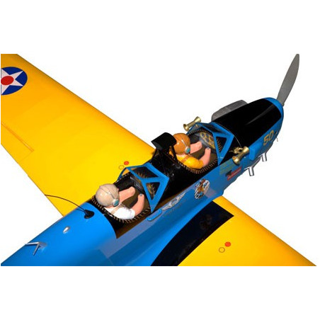 Radio-controlled thermal aircraft pt-19 giant90-120 | Scientific-MHD