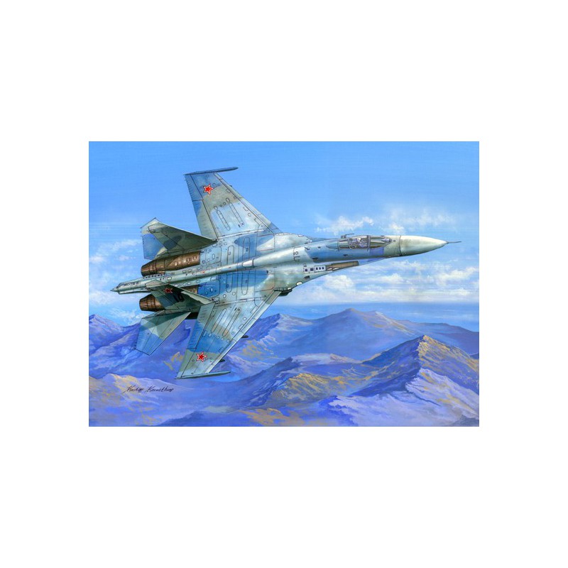 SU-27 plastic plane model Flanker B 1/48 | Scientific-MHD