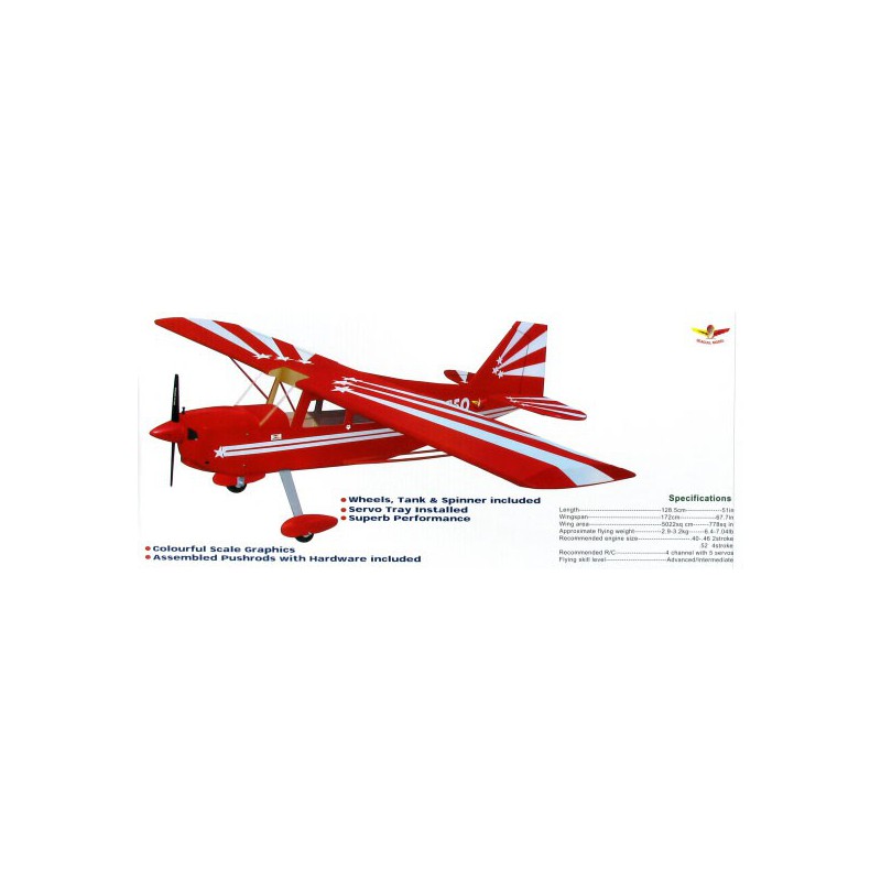 Decathlon radio -controlled thermal aircraft - 40/46 ARF | Scientific-MHD