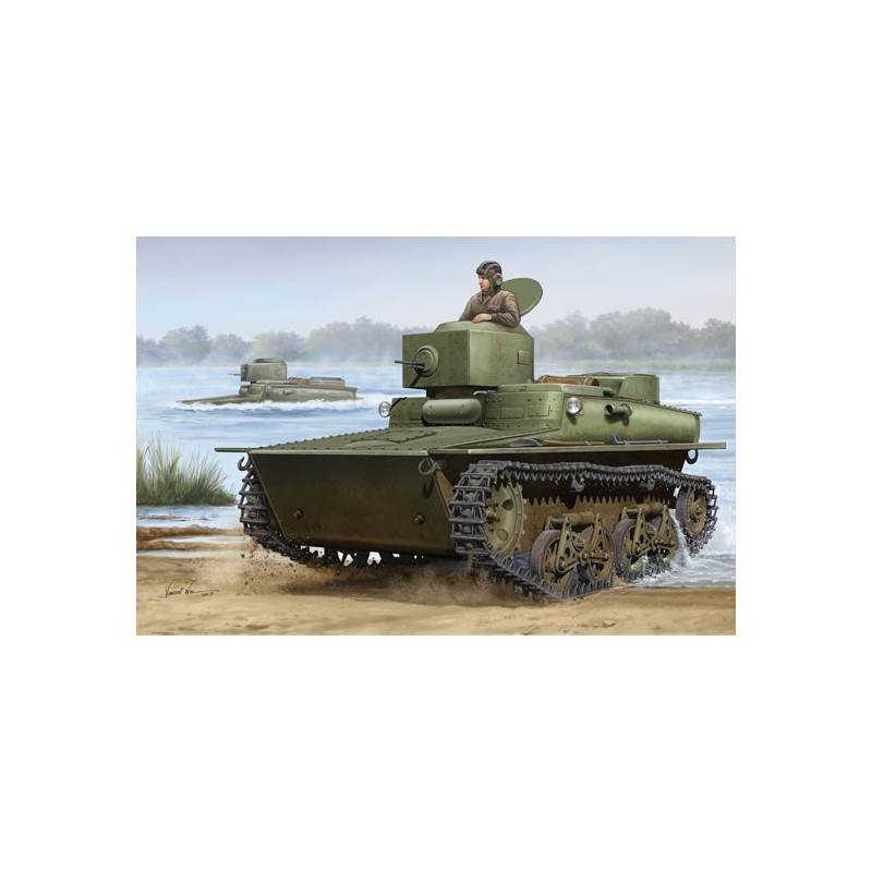 T-37 amphibious plastic tank model 1/35 | Scientific-MHD