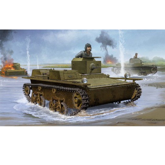 T-38 Light amphibious plastic model 1/35 T-38 Light amphibious plastic model 1/35 | Scientific-MHD