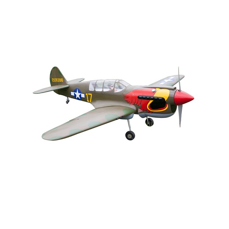 Radio-controlled thermal aircraft P-40N ARF + TR Electric | Scientific-MHD