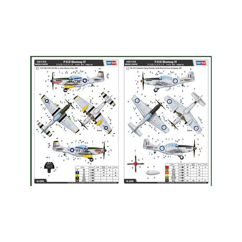 P-51D Mustang IV 1/48 plastic plane model | Scientific-MHD