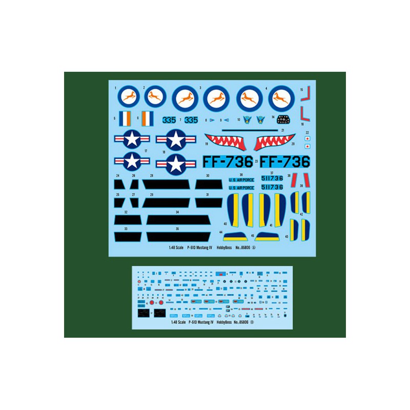P-51D Mustang IV 1/48 plastic plane model | Scientific-MHD