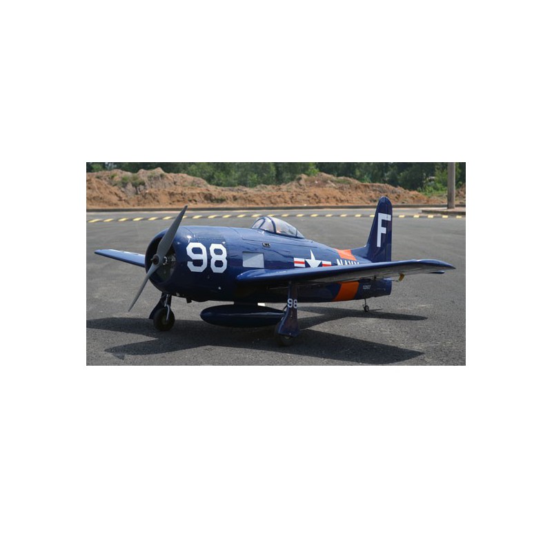 Radiocomanded thermal aircraft Grumman F8F-2, Bearcat, Navy 33cc ARF | Scientific-MHD
