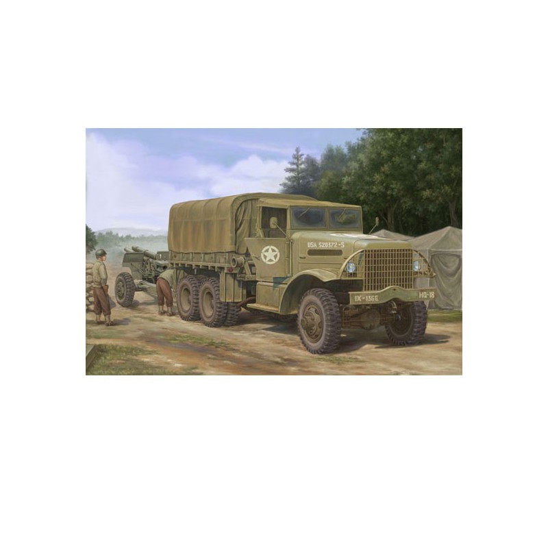 US WHITE 666 cargo plastic truck model (soft top) 1/35 | Scientific-MHD