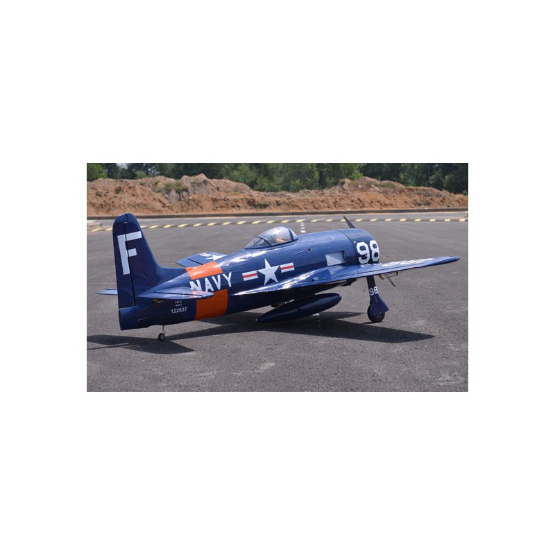 Radiocomanded thermal aircraft Grumman F8F-2, Bearcat, Navy 33cc ARF | Scientific-MHD