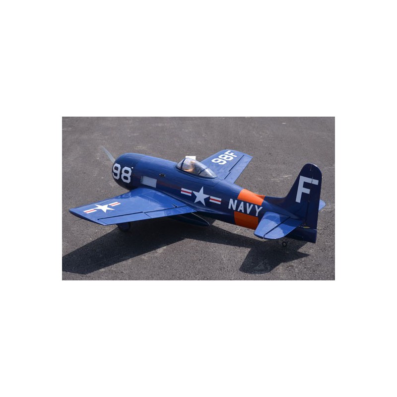 Radiocomanded thermal aircraft Grumman F8F-2, Bearcat, Navy 33cc ARF | Scientific-MHD