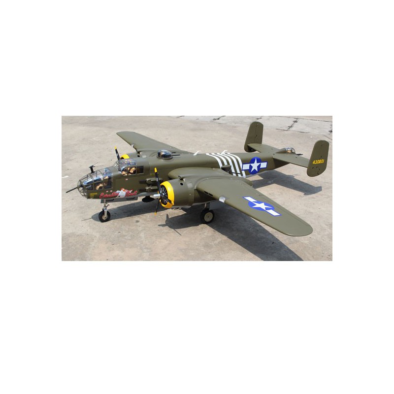 Radio-controlled thermal aircraft B-25 2x20cc ARF + ELECTRIC RETURN | Scientific-MHD