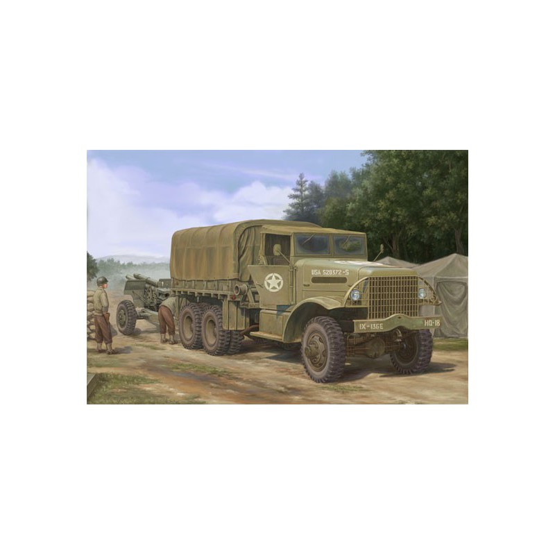 US WHITE 666 cargo plastic truck model (soft top) 1/35 | Scientific-MHD