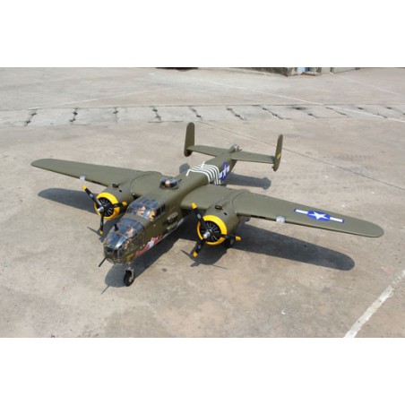 Radio-controlled thermal aircraft B-25 2x20cc ARF + ELECTRIC RETURN | Scientific-MHD Radio-controlled thermal aircraft B-25 2x20cc ARF + ELECTRIC RETURN | Scientific-MHD