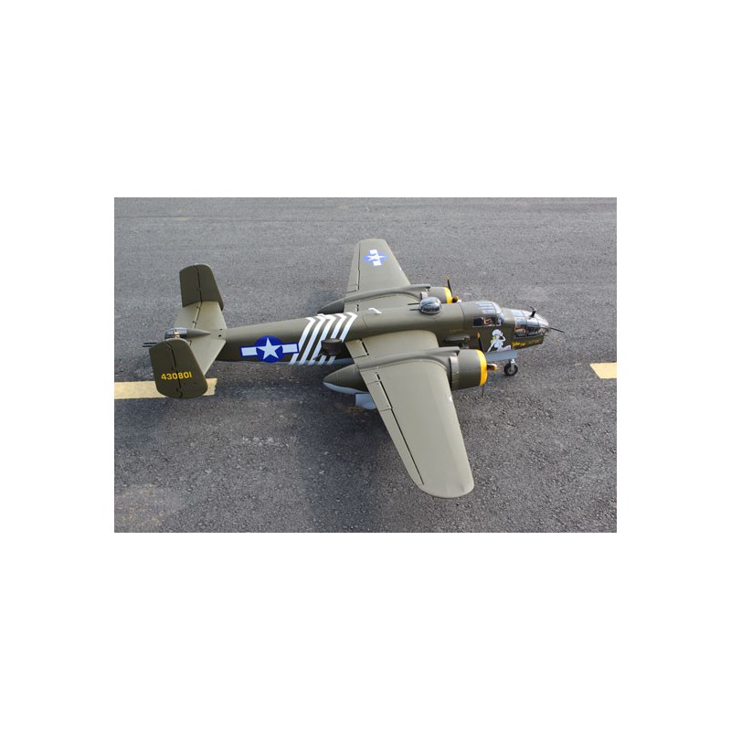 Radio-controlled thermal aircraft B-25 2x20cc ARF + ELECTRIC RETURN | Scientific-MHD