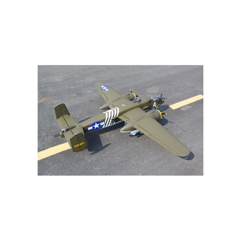 Radio-controlled thermal aircraft B-25 2x20cc ARF + ELECTRIC RETURN | Scientific-MHD