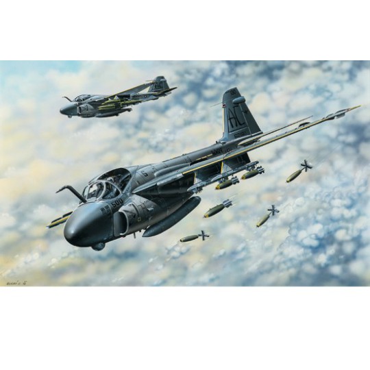 Plastic plane model A-6e Tram Intruder 1/48 Plastic plane model A-6e Tram Intruder 1/48 | Scientific-MHD