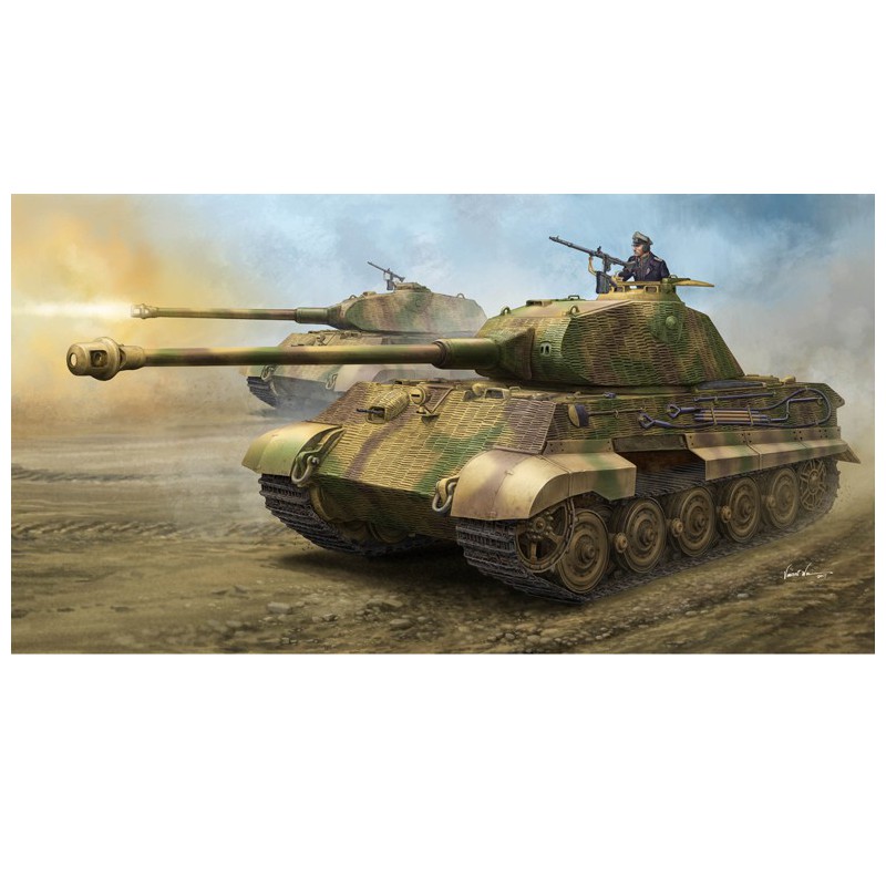 Plastic charca 182 King Tiger (Zimmerit) 1/35 | Scientific-MHD