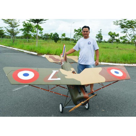 Morane Saulnier A-1 1/3 Arf radio-controlled thermal airplane | Scientific-MHD Morane Saulnier A-1 1/3 Arf radio-controlled thermal airplane | Scientific-MHD