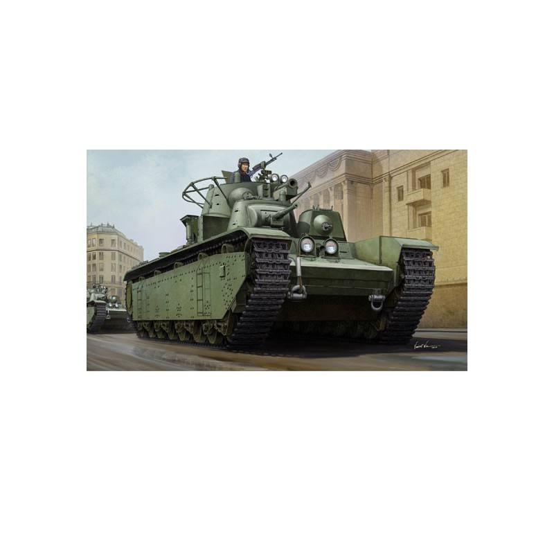 SOVIET HEAVY TANK T-35 1938/35 plastic plastic model model | Scientific-MHD