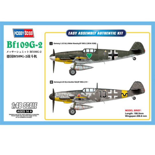 BF 109G-2 1/48 plastic plane model BF 109G-2 1/48 plastic plane model | Scientific-MHD