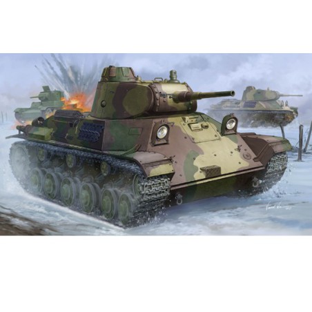 Finnish plastic tank model T-50 1/35 tank | Scientific-MHD Finnish plastic tank model T-50 1/35 tank | Scientific-MHD