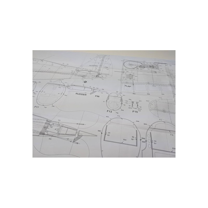 Radio-controlled thermal aircraft P-47 Thunderbolt Master Scale Kit Edition | Scientific-MHD