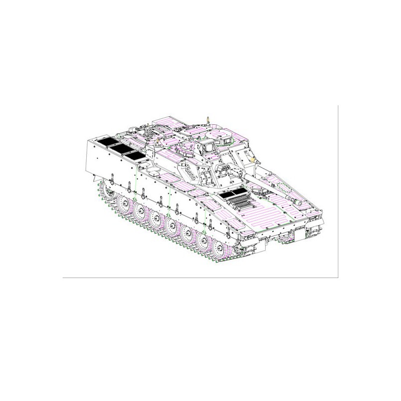 Swedish CV9030 IFV 1/35 plastic plastic model | Scientific-MHD