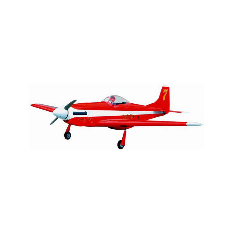 Radio-51 Mustang-46 Rougearf radio-controlled thermal aircraft | Scientific-MHD