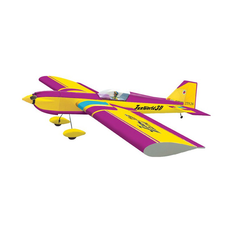 Fun World 3D radio -controlled thermal airplane - 120r Violet Arf | Scientific-MHD
