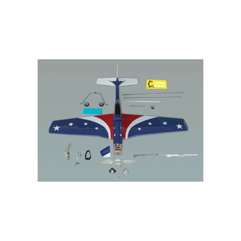 Draft electric aircraft P-51 Mustang EP M. America Arf | Scientific-MHD