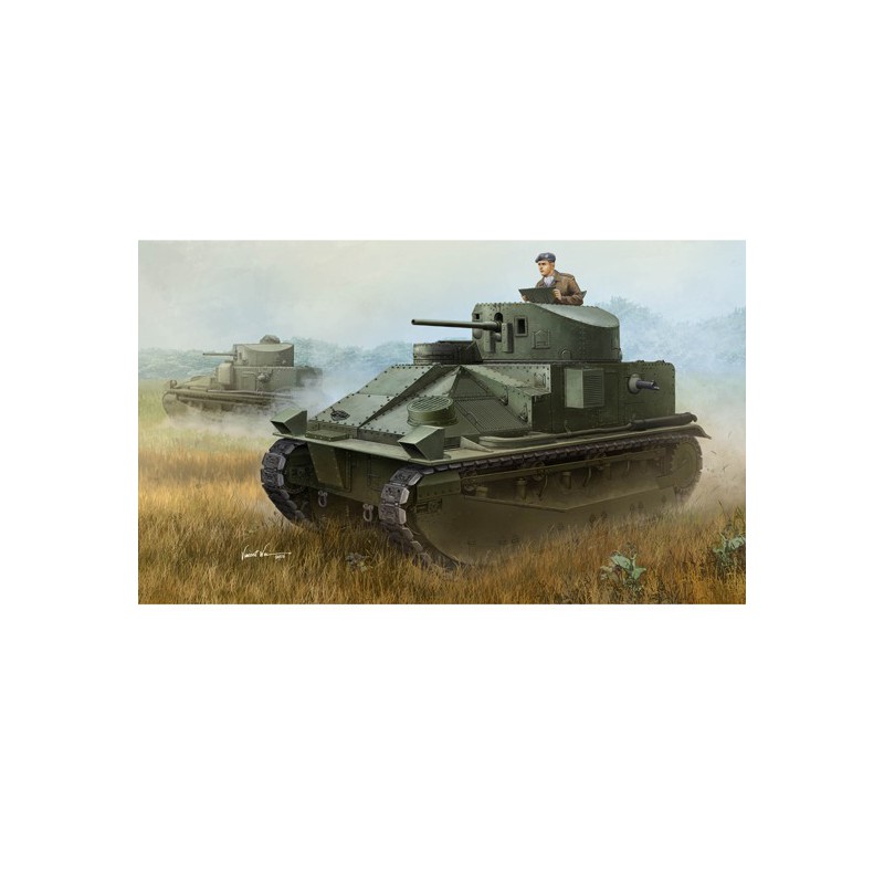 Vicker Mkii medium tank 1/35 plastic plastic model | Scientific-MHD