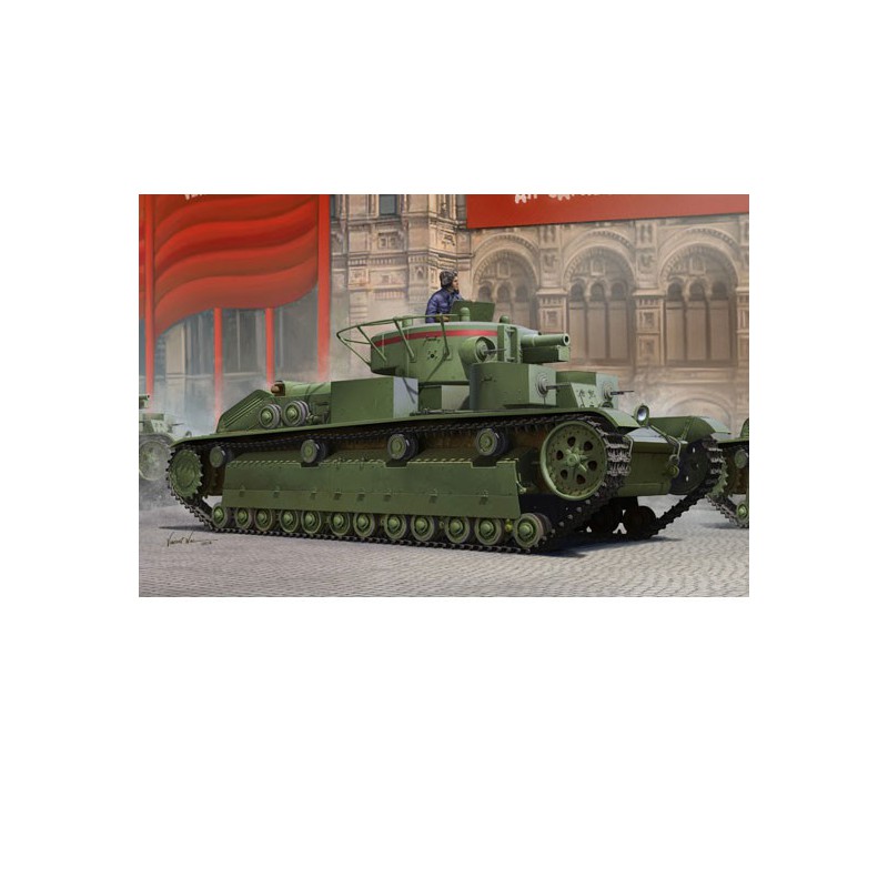 SOVIET T-28 MEDIUM TANK 1/35 plastic plastic model | Scientific-MHD