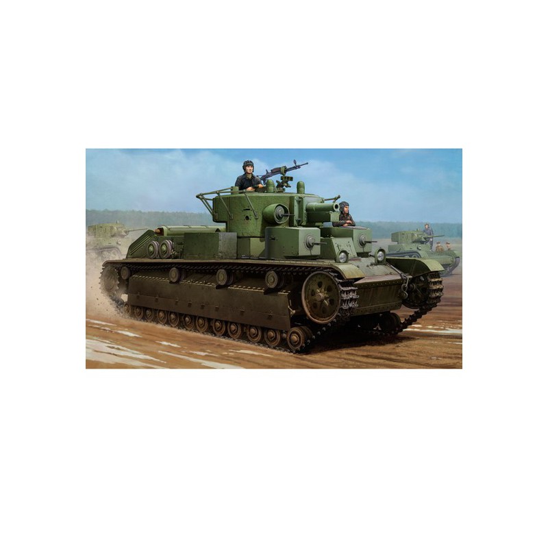 T-28 Welded 1/35 plastic tank model | Scientific-MHD