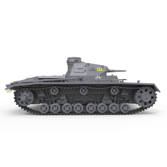 PZ.KPFW plastic tank model. III ausf.d 1/35 PZ.KPFW plastic tank model. III ausf.d 1/35 | Scientific-MHD