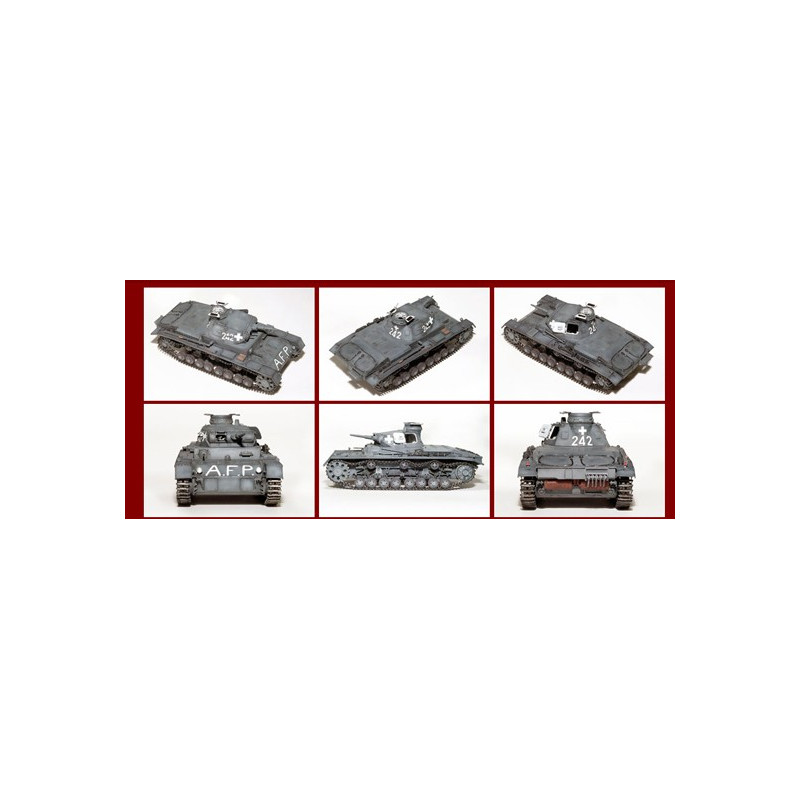 PZ.KPFW plastic tank model. III ausf.d 1/35 | Scientific-MHD