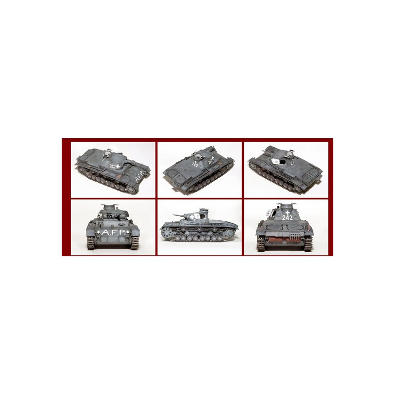 PZ.KPFW plastic tank model. III ausf.d 1/35 | Scientific-MHD